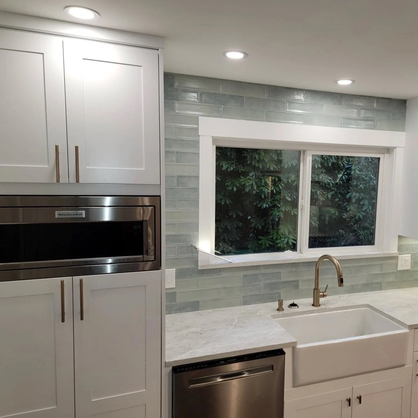 A completed kitchen renovation by Gamma Enterprises